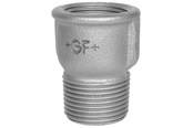 Gjengede beslag - +GF+ extension piece black 1/2'' - 770529104