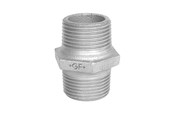 Gjengede beslag - +GF+ nipple galvanized 4'' - 770280212