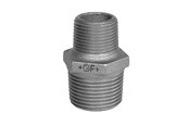 Gjengede beslag - +GF+ nipple black 3/4 - 3/8'' - 770245121