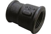 Gjengede beslag - +GF+ form sleeve black 1 1/2 - 1/2'' sleeve-sleeve - 770240130