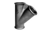 Gjengede beslag - +GF+ tee 45° black 2'' - 770165109