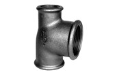 Gjengede beslag - +GF+ tee 90° black reduced 1 1/2-1-1 1/4'' - 770130168