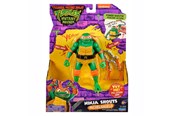 Figurer - Playmates Toys Turtles Mutant Mayhem Ninja Shouts Figure - Michelangelo - 83353