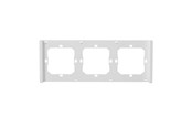 Smarthus - Sonoff Frame for switch M5 80 triple 3-fold M5-3C-80-FW (white) - M5-3C-80-FW