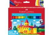 Skrive- & Tegneverktøy - Faber-Castell Felt-tip pen Jumbo 24pc. super washable - 154324