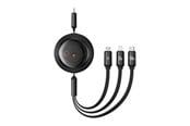 USB - Baseus Fast Charging Cable 3in1 Free2Draw USB-C to USB-C/Lightning/Micro 100W 1.1m (black) - P10368700111-04
