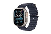 Smartklokke, Smartwatch & Sportsklokke - Apple Watch Ultra 2 GPS + Cellular 49mm - Titanium Case with Navy Ocean Band - MX4D3DH/A