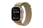 Smartklokke, Smartwatch & Sportsklokke - Apple Watch Ultra 2 GPS + Cellular 49mm - Titanium Case with Tan Alpine Loop - Large - MX4H3DH/A