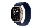 Smartklokke, Smartwatch & Sportsklokke - Apple Watch Ultra 2 GPS + Cellular 49mm - Titanium Case with Blue Trail Loop - M/L - MX4L3DH/A