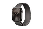 Smartklokke, Smartwatch & Sportsklokke - Apple Watch Series 10 GPS + Cellular 46mm - Slate Titanium Case with Slate Milanese Loop - S/M - MC7R4QN/A