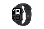 Smartklokke, Smartwatch & Sportsklokke - Apple Watch Series 10 GPS 46mm - Jet Black Aluminium Case with Black Sport Band - M/L - MWWQ3QN/A