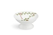 Servering & Servise - Kähler Hammershøi Christmas Bowl on stand Ø16 cm - White w. deco - 693131