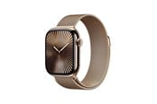 Smartklokke, Smartwatch & Sportsklokke - Apple Watch Series 10 GPS + Cellular 42mm - Gold Titanium Case with Gold Milanese Loop - MX083QN/A