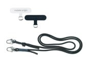 Mobil - Andre tilbehør - Mobile Origin Lanyard rope 6 mm - Black - 82 - 163cm - LYR-UNI-BLK