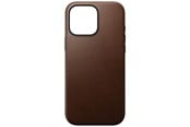 Mobil - Deksel og etui - Nomad Modern Leather case - Brown - iPhone 16 Pro Max - NM01692485