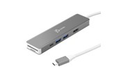 Dokkingstasjon - j5create 7-in-1 Multi-Port Adapter (with 100W PD) - JCD390-N