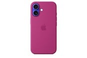 Mobil - Deksel og etui - Apple iPhone 16 Silicone Case with MagSafe - Fuchsia - MYY53ZM/A