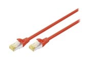 Nettverkskabel - DIGITUS patch cable - 3 m - red - Rød - 3m - DK-1644-A-030-R-10