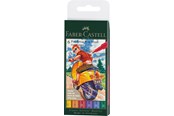 Skrive- & Tegneverktøy - Faber-Castell India ink Pitt Artist Pen B colour 6x - 167174
