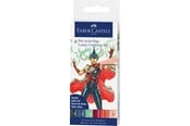 Skrive- & Tegneverktøy - Faber-Castell India ink Pitt Artist Pen Comic 6x - 267196