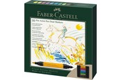 Skrive- & Tegneverktøy - Faber-Castell India ink PAP Dual Marker wallet of 10 - 162010