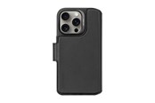 Mobil - Deksel og etui - Decoded Leather Detachable Wallet for iPhone 16 Pro Black - D25IPO16PDW5BK