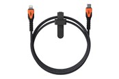 USB - UAG Rugged Kevlar Cable USB-C - Lightning 1.5m black/orange BULK - 9B4414114097