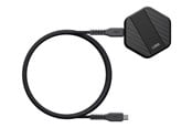 Mobil - Adaptere og ladere - UAG Wireless Charger with kick stand  black/carbon fiber BULK - 9B4410114042