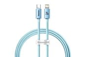 USB - Baseus Crystal Shine USB-C to iP cable 20W 1.2m (blue) - CAJY001303