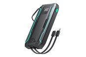 Nødlader - Joyroom Powerbank JR-L017 10000mAh 22.5W with Lightning + USB-C cable (black) Nødlader - Svart - 10000 mAh - JR-L017