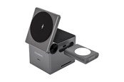 Mobil - Adaptere og ladere - Choetech T632-F 3-in-1 15W inductive charger (black) - T632-F
