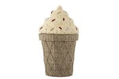 Dekorasjon - Bloomingville Mini - Cillie Basket w/Lid - Water Hyacinth - 82058125