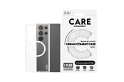 Mobil - Deksel og etui - CARE by PanzerGlass Flagship Case Transparent Urban Combat w. White QI Compatible Samsung Galaxy S24 Ultra - PANZER1155