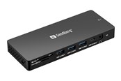 Dokkingstasjon - Sandberg 13-in-1 Docking Station Pro - 136-61