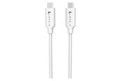 USB - Lippa USB-C to USB-C 100W 10Gbps cable 1m White - LPC100WCC1W