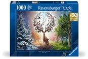 Puslespill - Ravensburger Puzzle The magical deer and the four seasons 1000p - 12001088