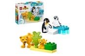 LEGO® - LEGO DUPLO 10442 Villdyrfamilier: Pingviner og løver - 10442