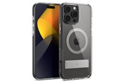 Mobil - Deksel og etui - Spigen Caseology Capella MagSafe Kickstand - clear gray - iPhone 16 Pro - ACS08185