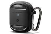 Hodetelefoner - Spigen Rugged Armor - matte black - Google Pixel Buds Pro 2/Pro - ACS07604