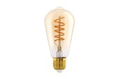 LED-lyspære - EGLO LED-lyspære ST64 Spiral 4W/820 245 lumen amber dimmable E27 - 110083