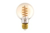 LED-lyspære - EGLO LED-lyspære G80 Globe 4W/822 270 lumen clear E27 - 110075