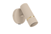Lamper - EGLO CAMINIA wall light  sandy/brushed brass - 901153