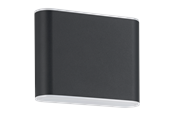 Lamper - EGLO GRUTTI outdoor wall lamp anthracite - 901025