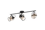 Lamper - EGLO DELLOW spot 3L black/brass - 43533