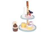 Figurer - Small Foot - Wooden Play Food Etagere with Cupcakes 13 pieces. - 12434