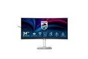 Skjerm - 34" Philips 34B2U5600C - 3440x1440 (UWQHD) - 120Hz - VA - 96W USB-C - KVM switch - 34B2U5600C/23