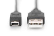 USB - DIGITUS USB Type-A to USB Type-Mini-B - 3m - AK-300130-030-S