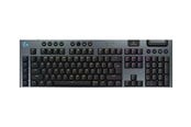 Tastatur - Logitech G915 X - LIGHTSPEED - Clicky - 100% (full størrelse - standard) - Gamingtastatur - Engelsk (USA) - Svart - 920-012709