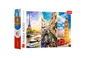 Puslespill - Trefl Puzzle - Trip around Europe (4000 pieces) Gulv - TFL45009