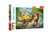 Puslespill - Trefl Puzzle - Fighting Tyrannosaurs (160 pieces) Gulv - TFL15360